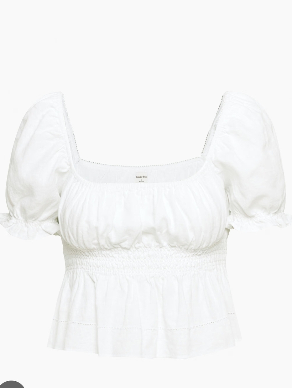 Aritzia Sunday BestJanis Linen Blouse Size 2XL